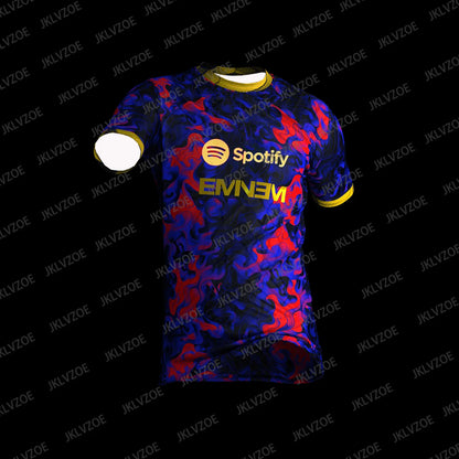 2025 Special Football Jersey Limited Edition Barcelona Soccer Jersey Training Uniform Breathable Oversize Unisex Tshirt Tops