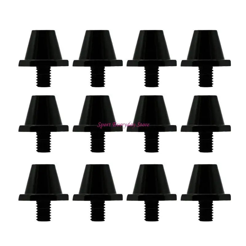 12Pcs Quality Football Shoe Studs for 5MM Threaded Football Soccer Shoes 11mm/13mm/15mm Football Shoe Replacement Spikes JOME