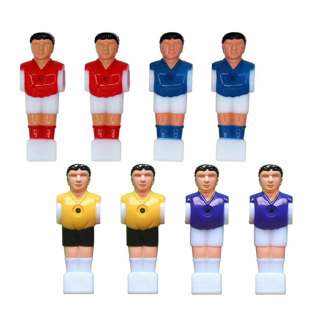 8 Pcs Baby Football Machine Accessories Villain Player Man Toy Foosball Table Resin Soccer Figurine