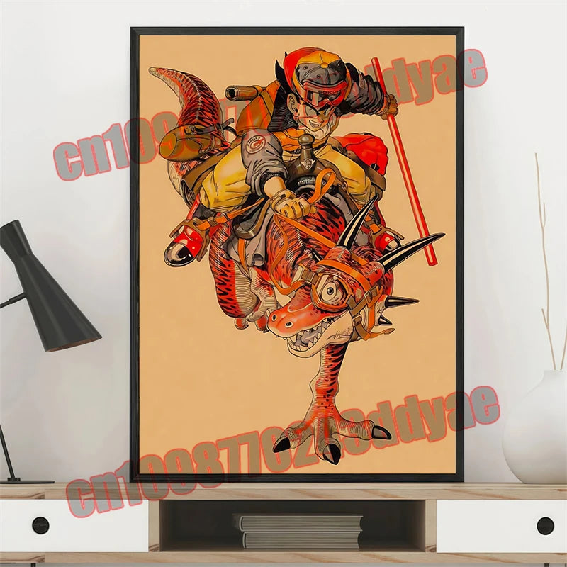 Japanese Anime Dragon Ball Retro Poster, Vegeta, Goku, Frisa, Piccolo, Canvas Paint, Printing Wall Art, Children's Gifts