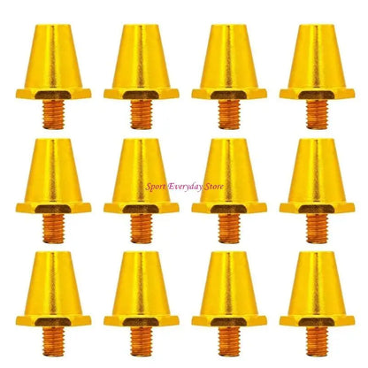 12Pcs Quality Football Shoe Studs for 5MM Threaded Football Soccer Shoes 11mm/13mm/15mm Football Shoe Replacement Spikes JOME