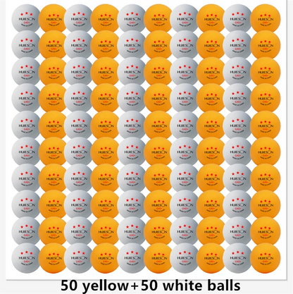 New Huieson 3 Star 20~100 PCS ABS 40+ Material Professional Table Tennis Balls TTF Table Tennis Ping Pong Balls For Competition