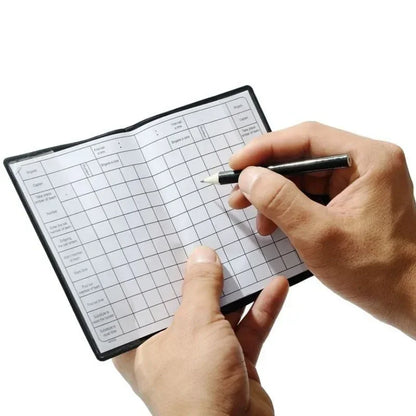 Football Soccer Referee Card Set Warning Referee Board Red and Yellow Cards Wallet Score Sheets Notebook Judge Accessories