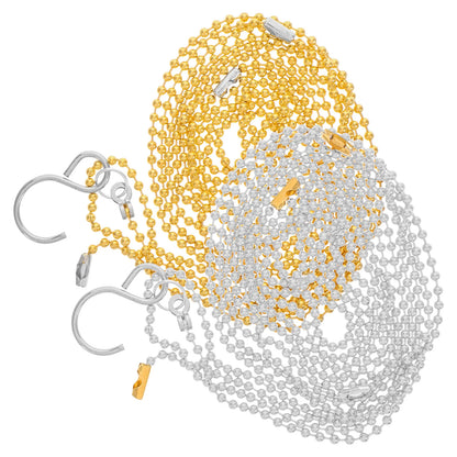 2 Pcs Volleyball Referee Equipment Kit Net Measurement Chain Nets Supplies Setter Trainer Copper for Volleyballs
