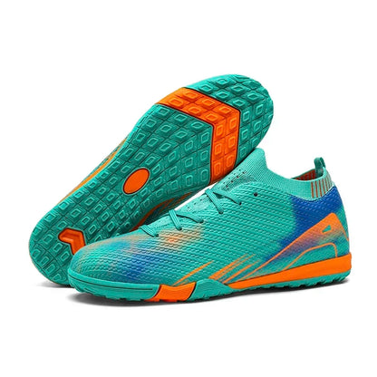 New Men Soccer Shoes Futsal Mid-top Football Boots Cleats Sneakers Non-Slip High-quality Match Indoor Hot-selling FG/TF