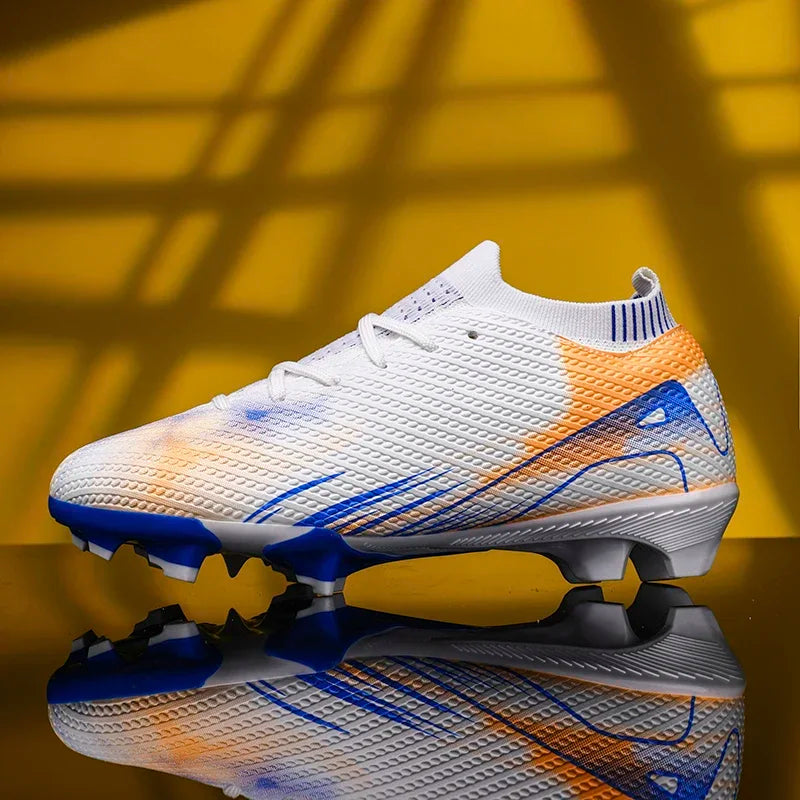 New Men Soccer Shoes Futsal Mid-top Football Boots Cleats Sneakers Non-Slip High-quality Match Indoor Hot-selling FG/TF