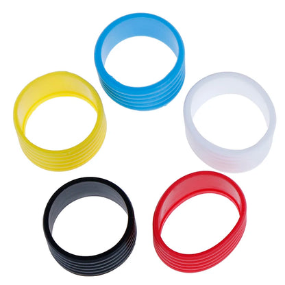 4pcs Tennis Racket Rubber Ring Grip Stretchable Stretchy Handle Rubber Ring