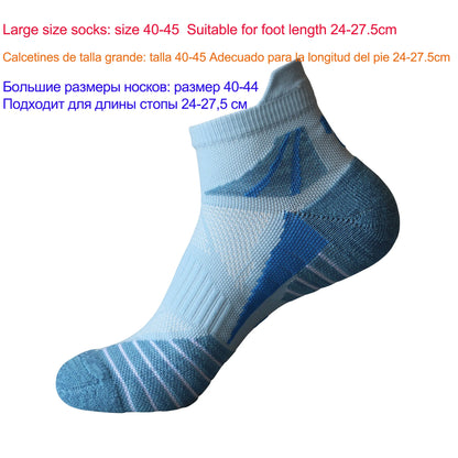 Socks Woman Running Short Socks Advanced Sports Socks Looped Back Color Socks Compression Calcetines Ciclismo Hombre Cycling