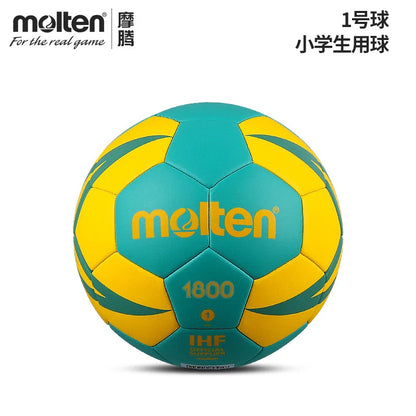 Molten HX1800 Handball Inflation-free Official Standard Size 0/1/2/3 PU Hand Stitch Ball for Children Indoor Training