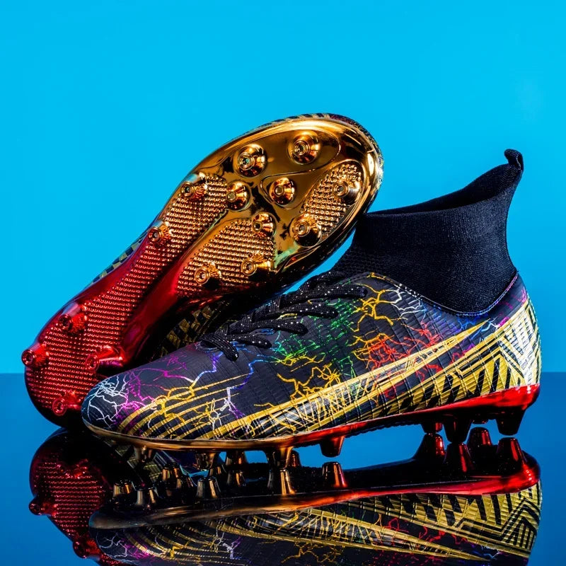 New Men Professional Football Boots Unisex Non-slip Cleats Soccer Shoes Breathable Sports Drop Shipping Ultralight