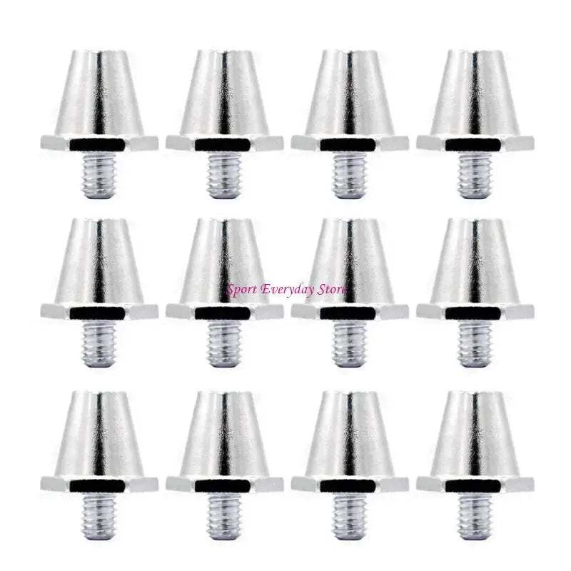12Pcs Quality Football Shoe Studs for 5MM Threaded Football Soccer Shoes 11mm/13mm/15mm Football Shoe Replacement Spikes JOME