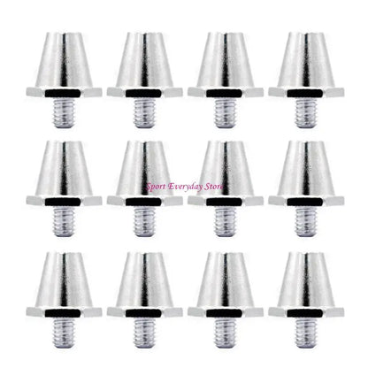 12Pcs Quality Football Shoe Studs for 5MM Threaded Football Soccer Shoes 11mm/13mm/15mm Football Shoe Replacement Spikes JOME