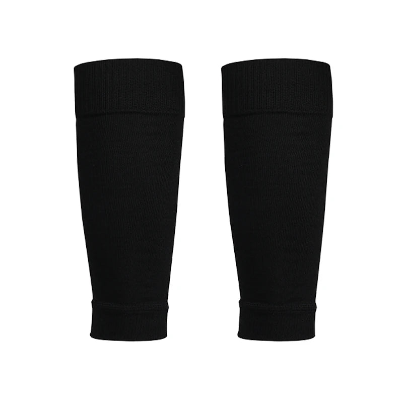 ﻿ 1 Pairs Leg Warmers Football Sports Socks Without Foot Adults Shin Guard Calf Socks Kids Leg Compression Socks Protection Gear