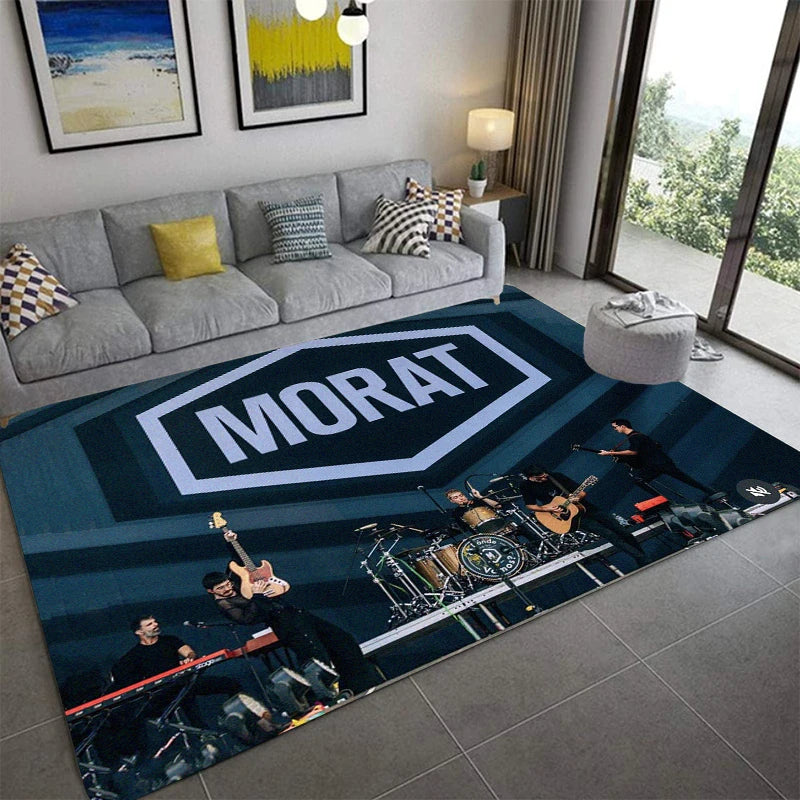 M-Morat Printed Carpet Fashion Yoga Mat Non-Slip Carpet Bedroom Decoration Outdoor Carpet Bedroom Birthday Gift