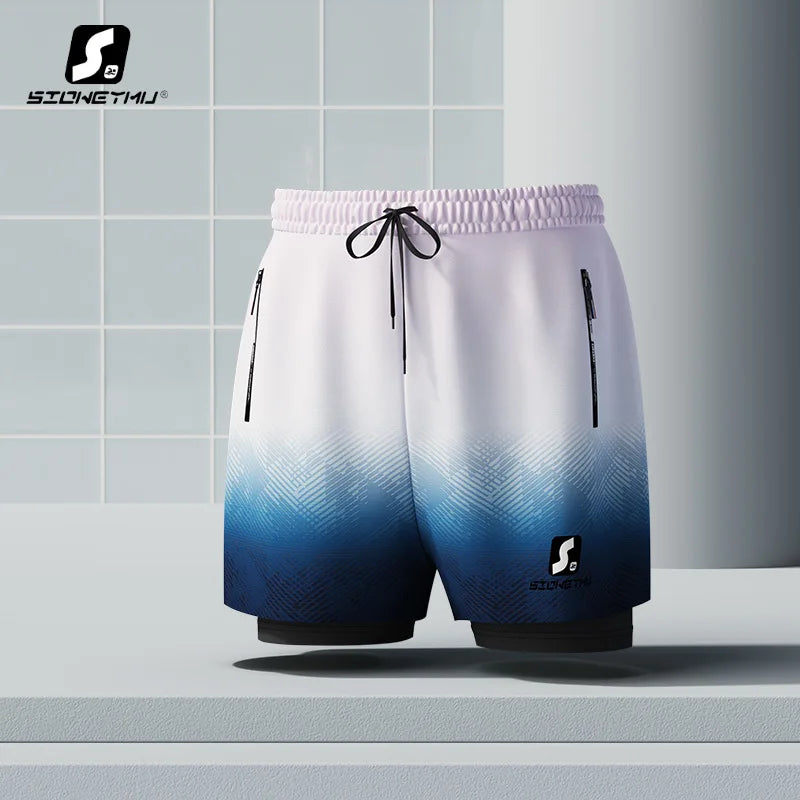 New Swimming Trunks Men's Anti-embarrassment Adult Quick-drying Swimsuits Large-sized Quick-drying Hot Spring Swimming Sets