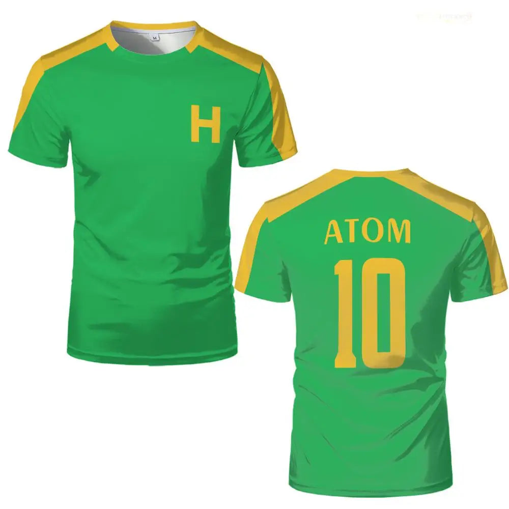 Popular Anime South Kirk Captain Tsubasa T-shirt ATOM LENDERS Role-playing Jersey Men's And Women's Quick-drying Sportswear