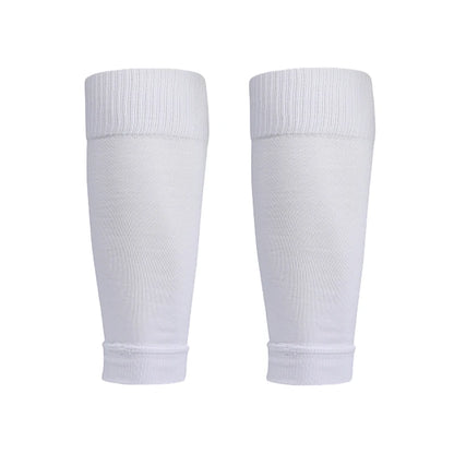 ﻿ 1 Pairs Leg Warmers Football Sports Socks Without Foot Adults Shin Guard Calf Socks Kids Leg Compression Socks Protection Gear