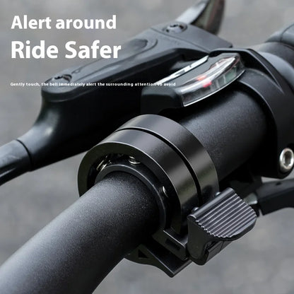 1 Invisible High-Pitched Bicycle Bell - High-Quality Sound, Made Of Aluminum Alloy, Suitable For Mountain Bikes And Road Bikes