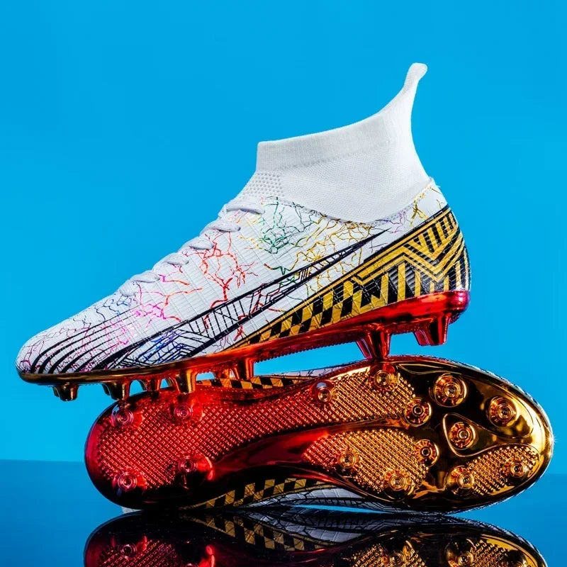 New Men Professional Football Boots Unisex Non-slip Cleats Soccer Shoes Breathable Sports Drop Shipping Ultralight