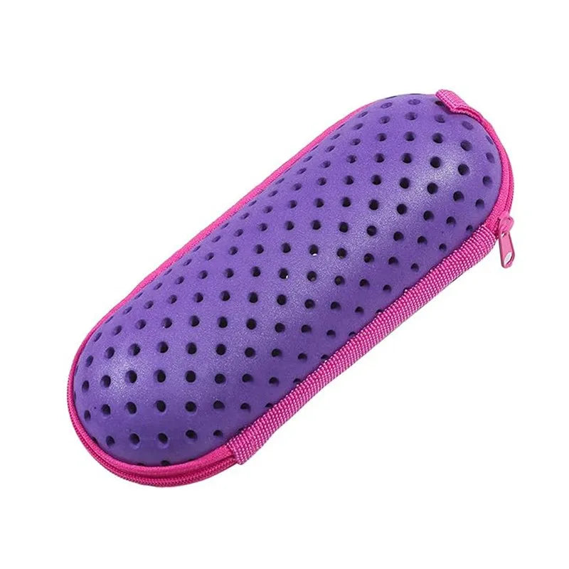 EVA Soft Swimming Glasses Organizer Protector Glasses Case Swimming Gear Breathable Drainage Hole Portable Goggles Cover