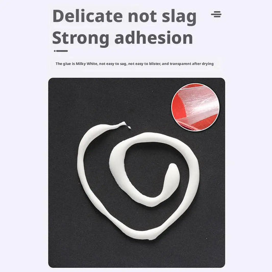 Table Tennis Racket Glue Professional Table Tennis Rubber Glue Pong Racket Speed Glue With Brush Rubber Adhesive & Cleaner