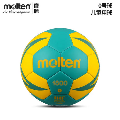 Molten HX1800 Handball Inflation-free Official Standard Size 0/1/2/3 PU Hand Stitch Ball for Children Indoor Training