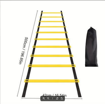 1 set Detachable Speed Agility Training Ladder for Football, Portable Sports Equipment with Improved Mobility and Coordination