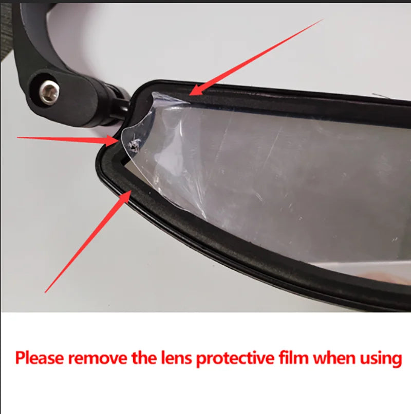 Stainless Steel Bike Handlebar HD Bicycle Rearview Mirror  360 Rotation Wide Range Rearview Mirror Adjustable Angle Reflector