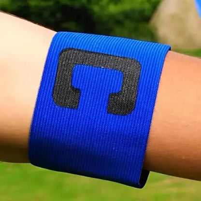 Football Armband Soccers Balls Match C Word Armband Team Leader Bands Group Nylon Adjustable For Soccer Sports Accessories  ﻿