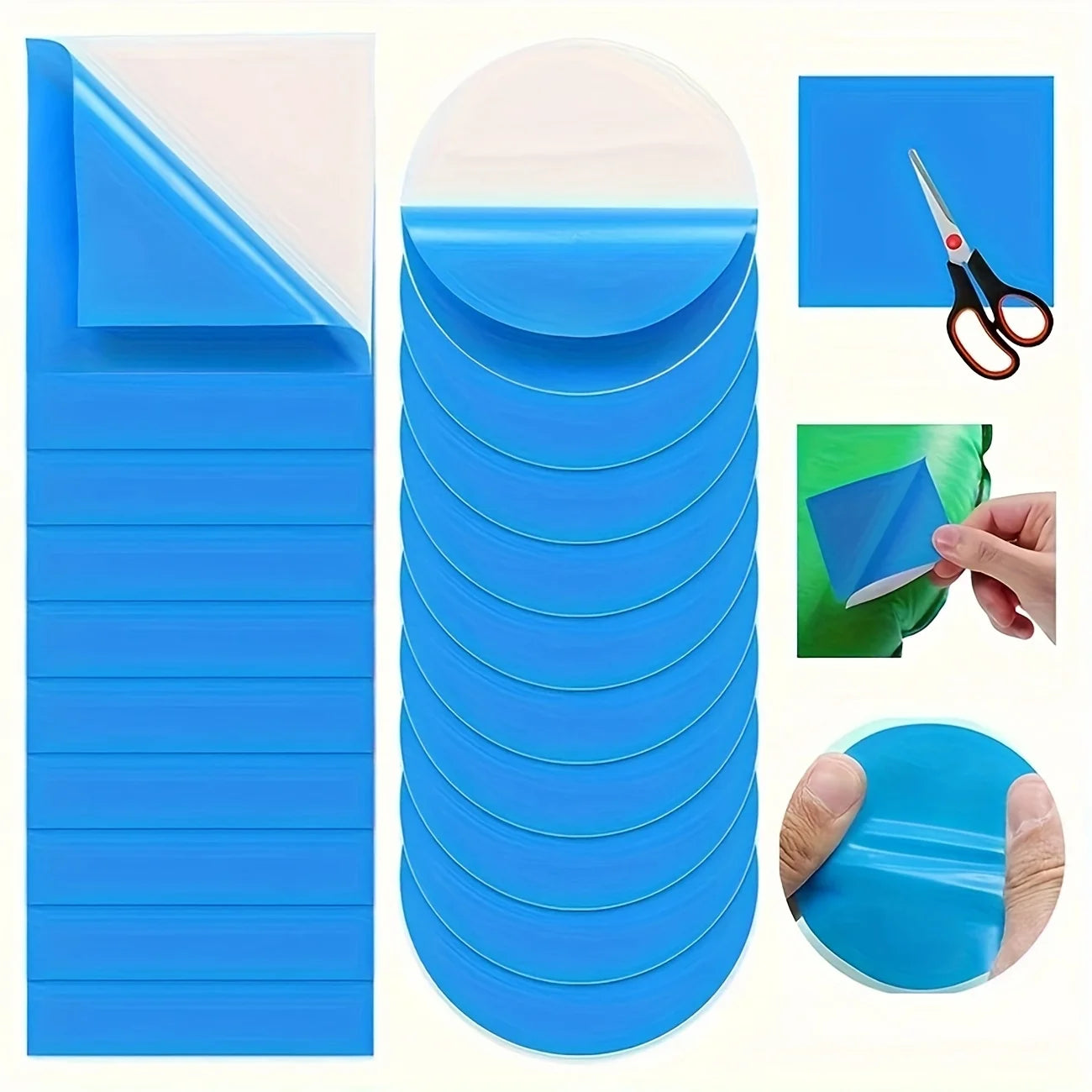10/20 Pieces Underwater Self-adhesive Swimming Pool Patch, PVC Swimming Pool Repair Kit, Underwater Repair Swimming Pool Patch