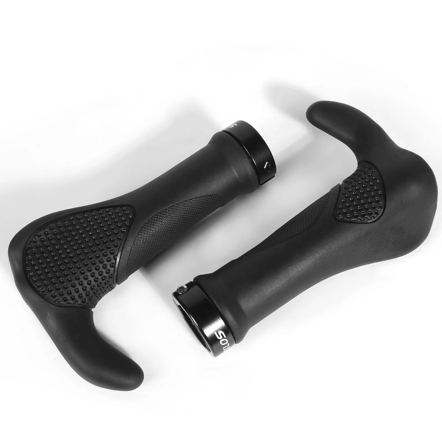 BUCKLOS Bike Handlebar Grips Ergonomics with Extended Bar Non-slip Rubber Bike Grips Durable MTB Cuffs Bicycle Accessories