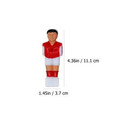 8 Pcs Baby Football Machine Accessories Villain Player Man Toy Foosball Table Resin Soccer Figurine
