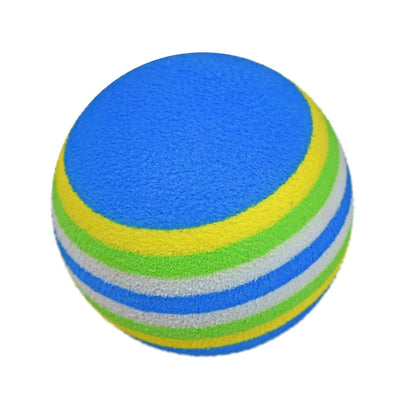 10x Golf Swing Training Foam Balls Indoor Practice Rainbow Sponge Balls Flexible Soft Golf Practice Ball Training Aid Accessory