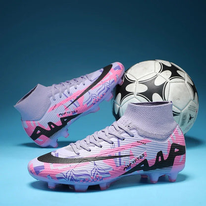 New Men Football Shoes Society Cleats Soccer Shoes TF/FG Professional Original Football Field Boots Training Fast Sneaker Match