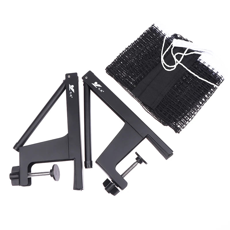 Standard Clip-on Type Table Tennis Mesh Net Professional Ping Pong Table Net Rack Kit Accessories Table Tennis Sports Equipment