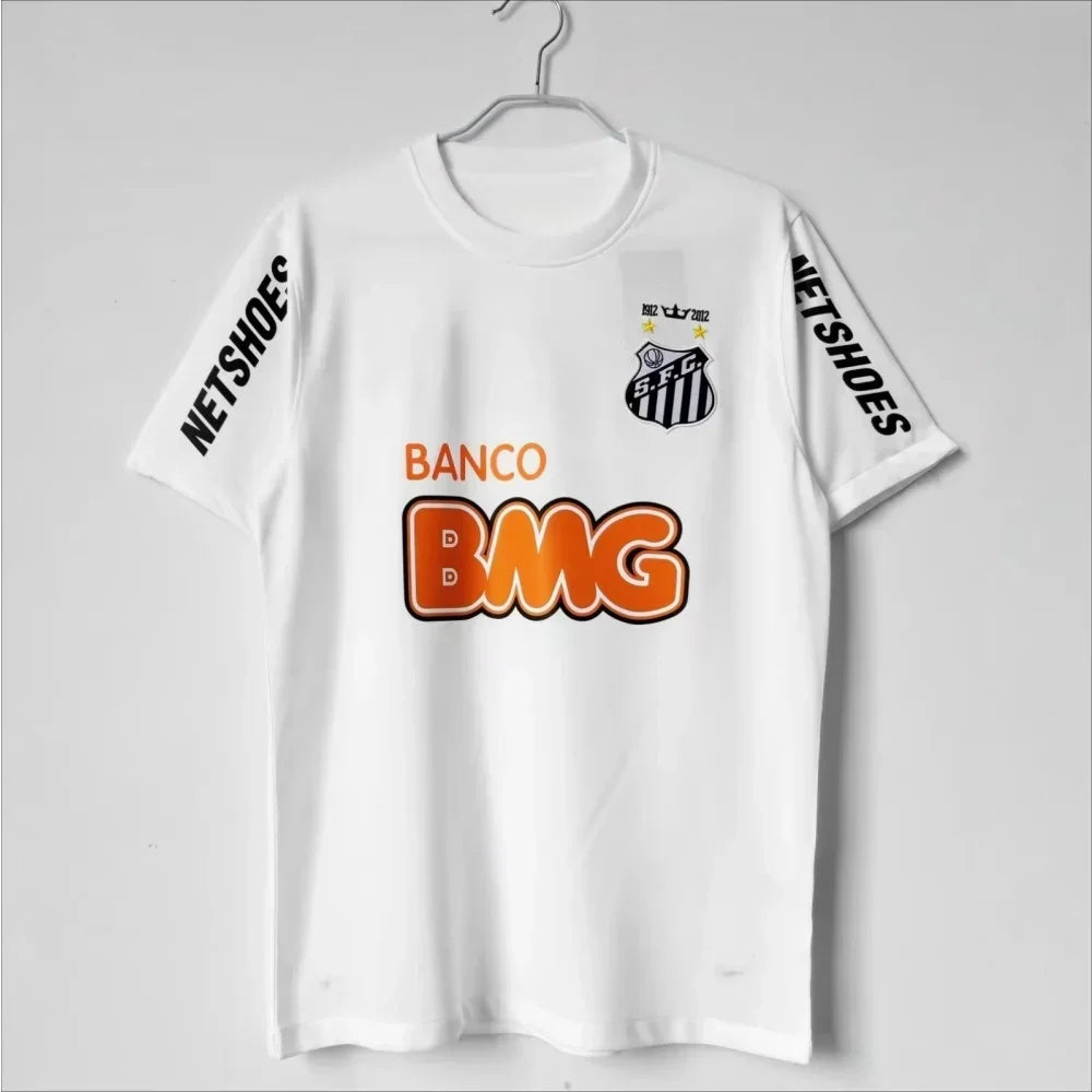 Santossi Print Cotton Football Jerseys Vintage Little Neymar Football Men's Wear Shirts 3d Printing Men's And Women's T-Shirt