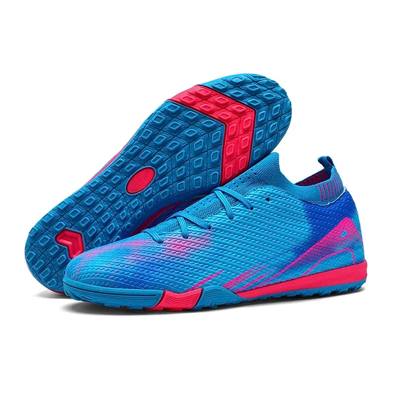 New Men Soccer Shoes Futsal Mid-top Football Boots Cleats Sneakers Non-Slip High-quality Match Indoor Hot-selling FG/TF