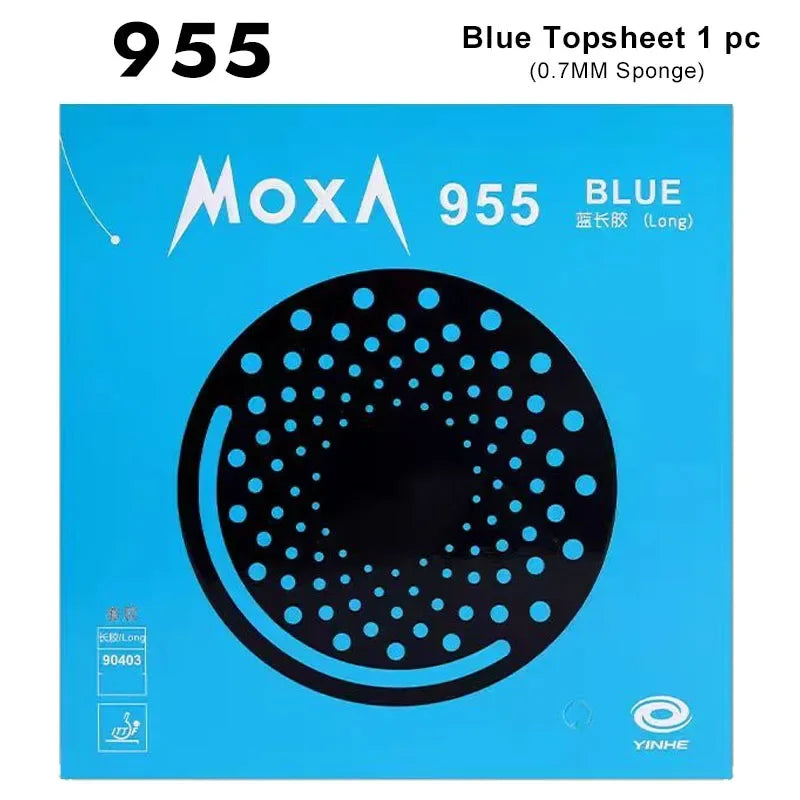 YINHE 955 Table Tennis Rubber Long Pimples Anti-spin Ping Pong Rubber Sheet 955 OX/0.7mm Sponge Professional Long Pimples Rubber