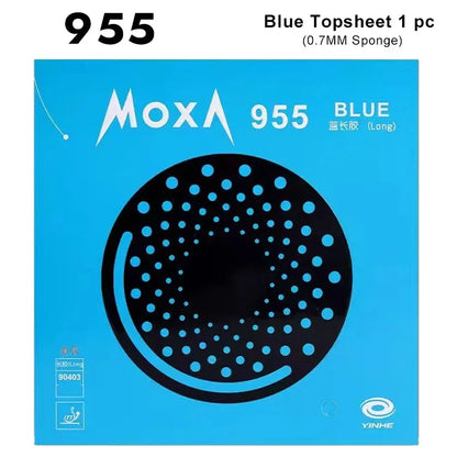 YINHE 955 Table Tennis Rubber Long Pimples Anti-spin Ping Pong Rubber Sheet 955 OX/0.7mm Sponge Professional Long Pimples Rubber