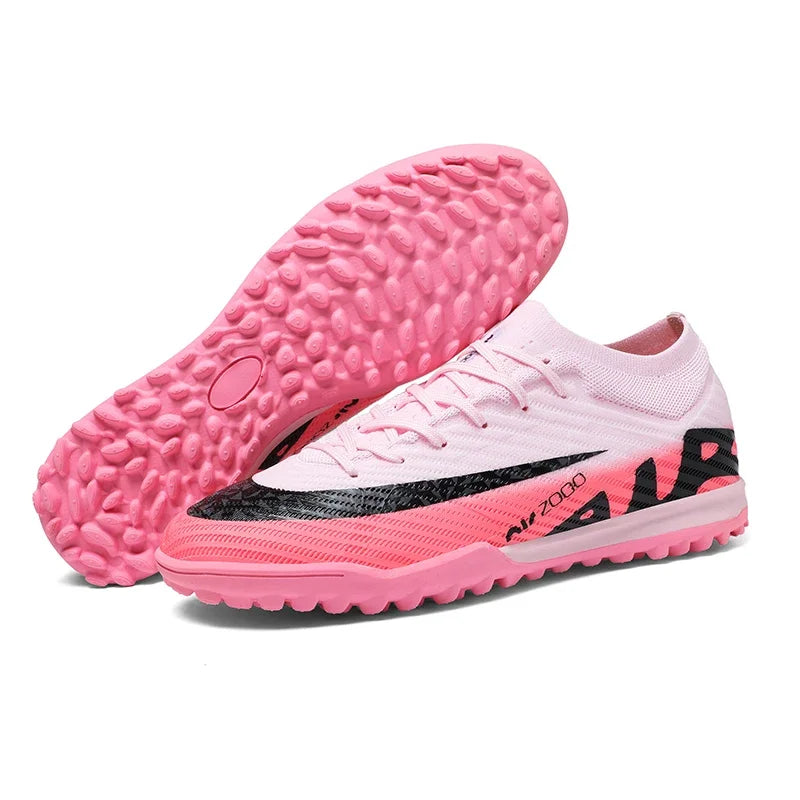 Mid-top New Men Soccer Shoes Cleats Hot-selling Non-Slip FG/TF Football Boots High-quality Match Sneakers Futsal Indoor