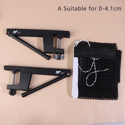 Standard Clip-on Type Table Tennis Mesh Net Professional Ping Pong Table Net Rack Kit Accessories Table Tennis Sports Equipment