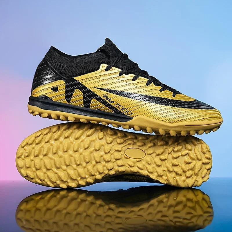 Mid-top New Men Soccer Shoes Cleats Hot-selling Non-Slip FG/TF Football Boots High-quality Match Sneakers Futsal Indoor